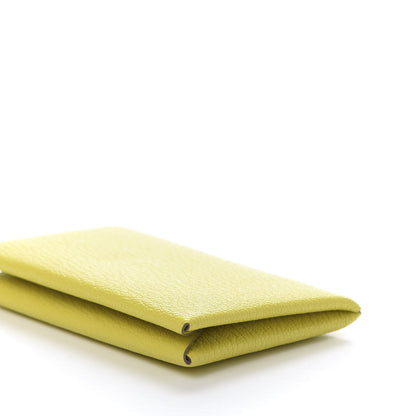 Hermes Chevre Mysore Calvi Card Case Lime 9 of 10