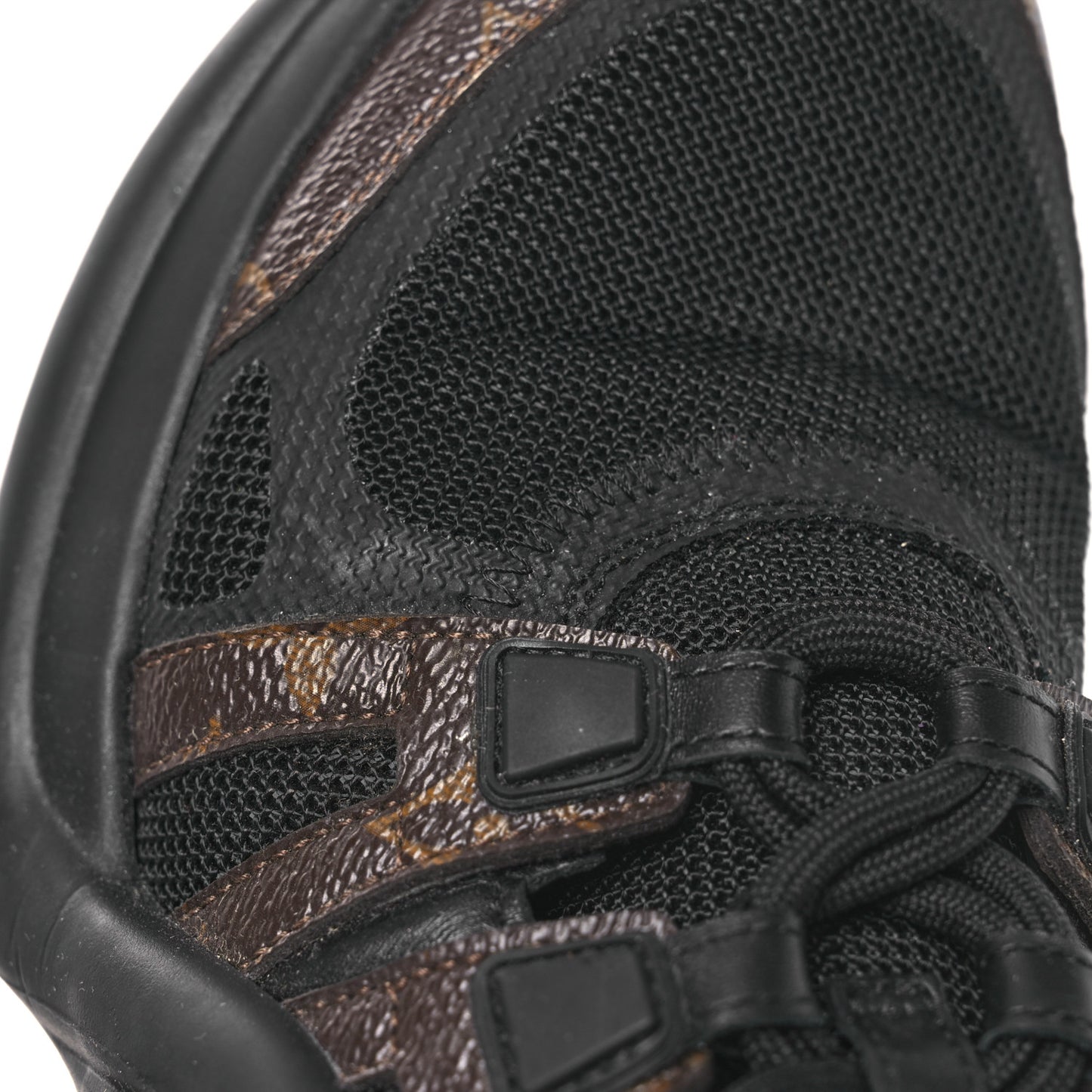 Calfskin Patent Monogram LV Archlight Sneakers 39.5 Black