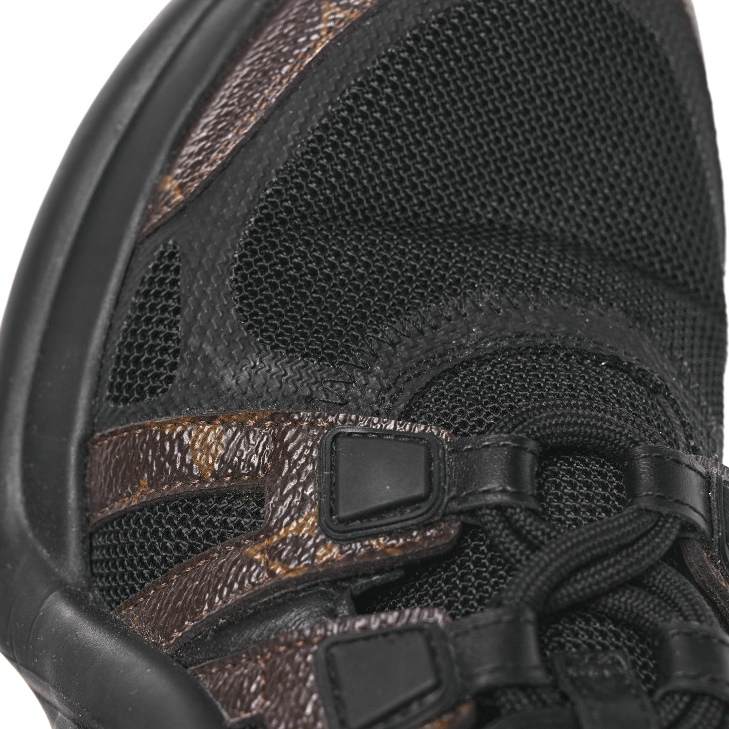 Louis Vuitton Calfskin Patent Monogram LV Archlight Sneakers 39.5 Black 11 of 12