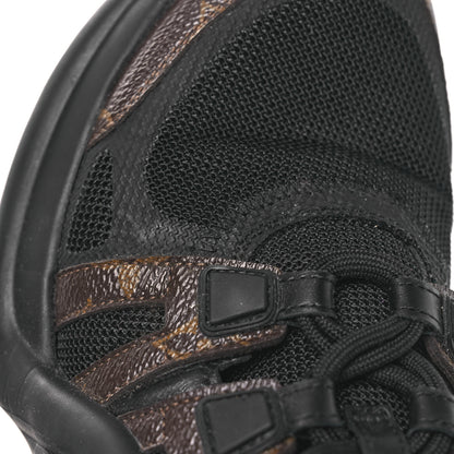 Louis Vuitton Calfskin Patent Monogram LV Archlight Sneakers 39.5 Black 11 of 12