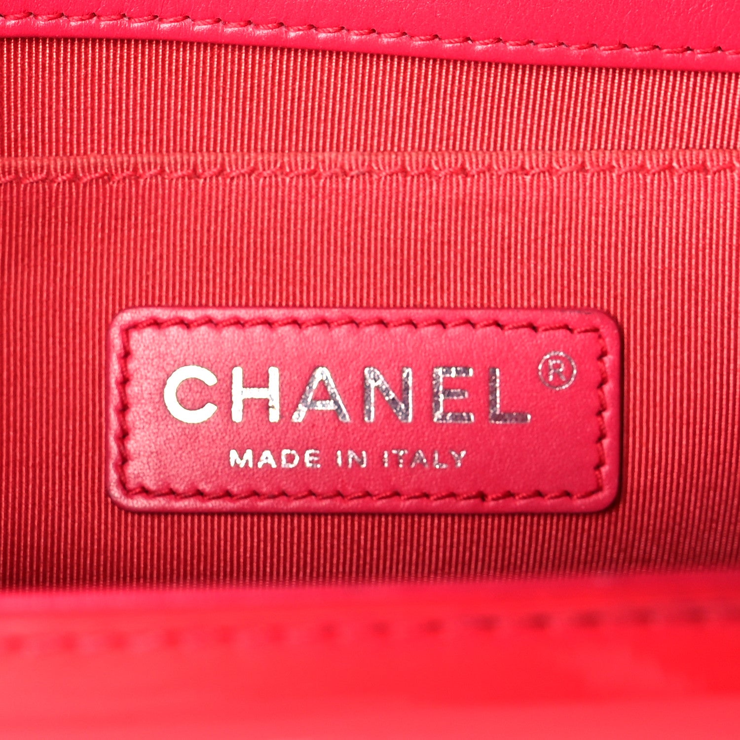 Chanel Patent Calfskin Enamel Quilted Medium Boy Flap Dark Pink 6 of 11