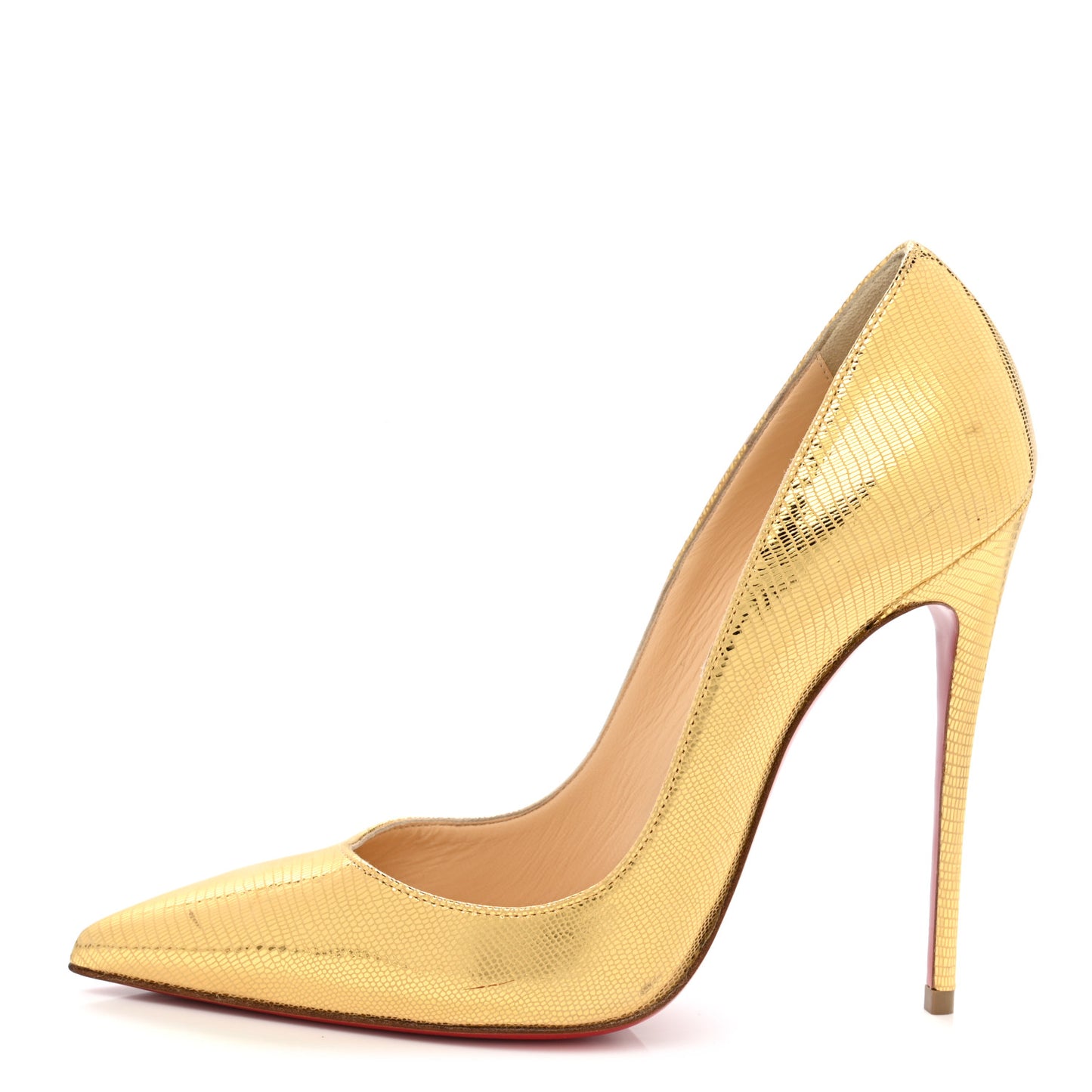 Laminato Dino So Kate 120 Pumps 38 Gold
