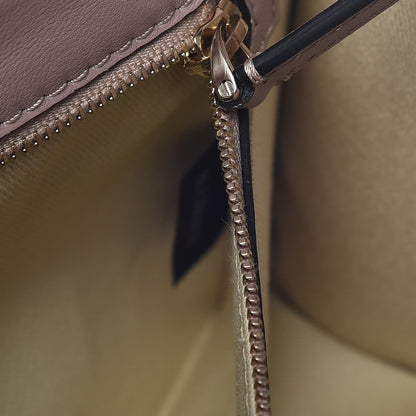 Valentino Garavani Vitello Medium Glam Lock Rockstud Flap Poudre 10 of 10