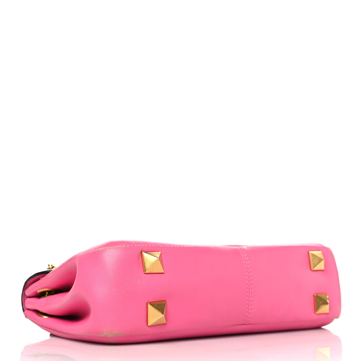 Valentino Garavani Nappa Stud Sign Shoulder Bag Feminine Pink 5 of 11