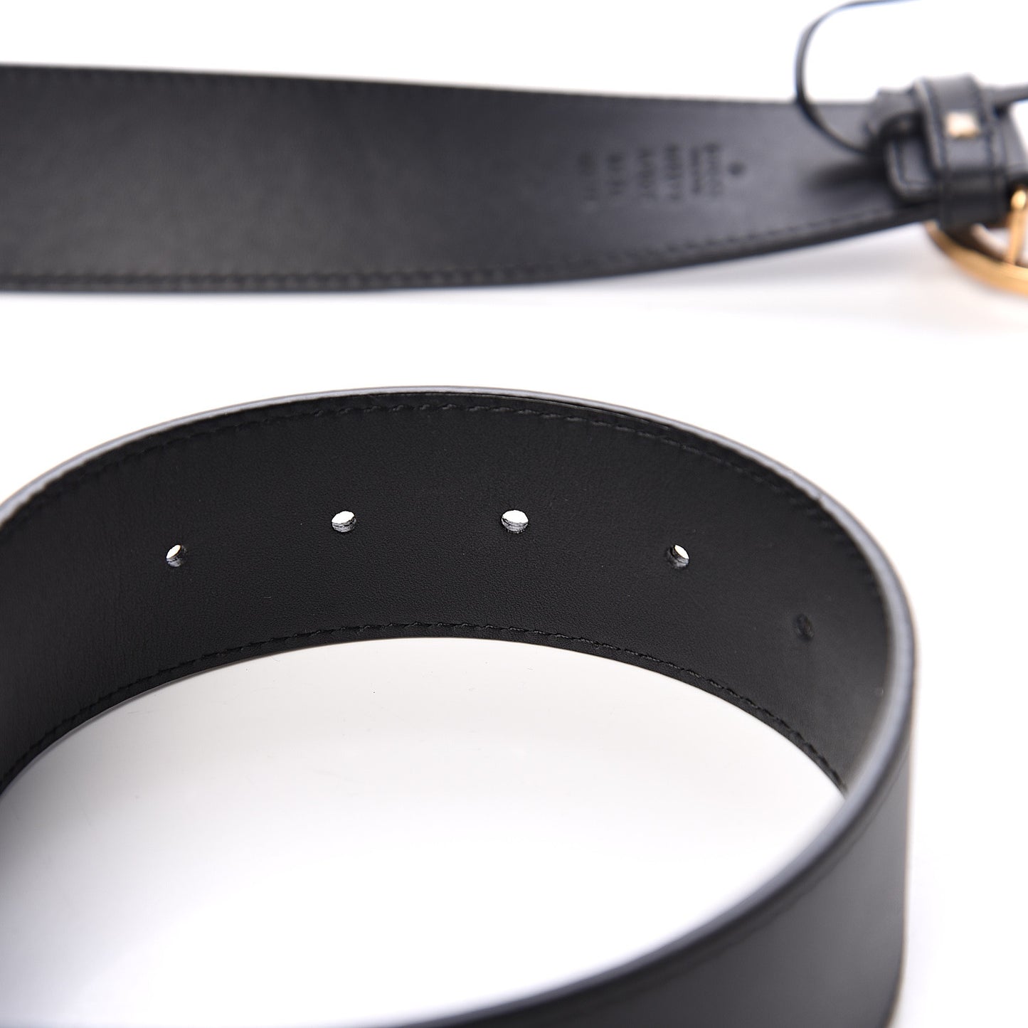 Calfskin Double G 40mm Belt 85 34 Black