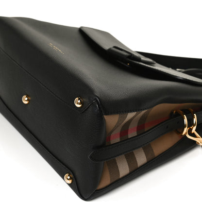 Burberry Derby Calfskin House Check Medium Camberley Black 12 of 13