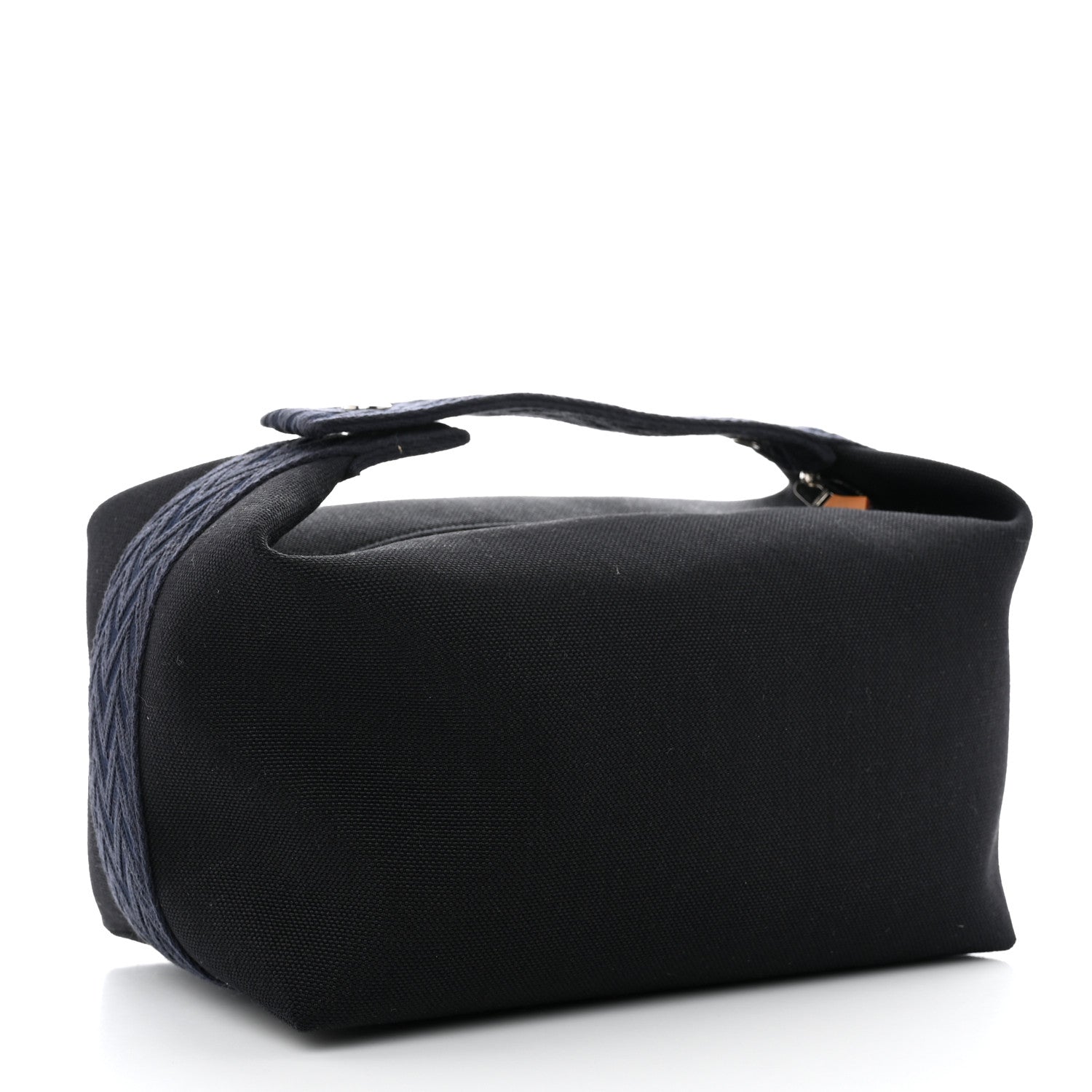 Hermes Canvas Large Bride-A-Brac Pouch Bleu Nuit 3 of 7