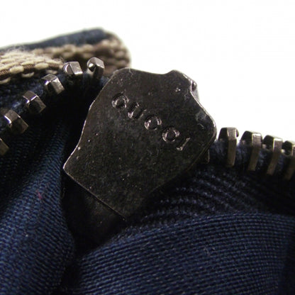 Gucci GG Monogram Web Double Pocket Belt Bag Blue 9 of 10