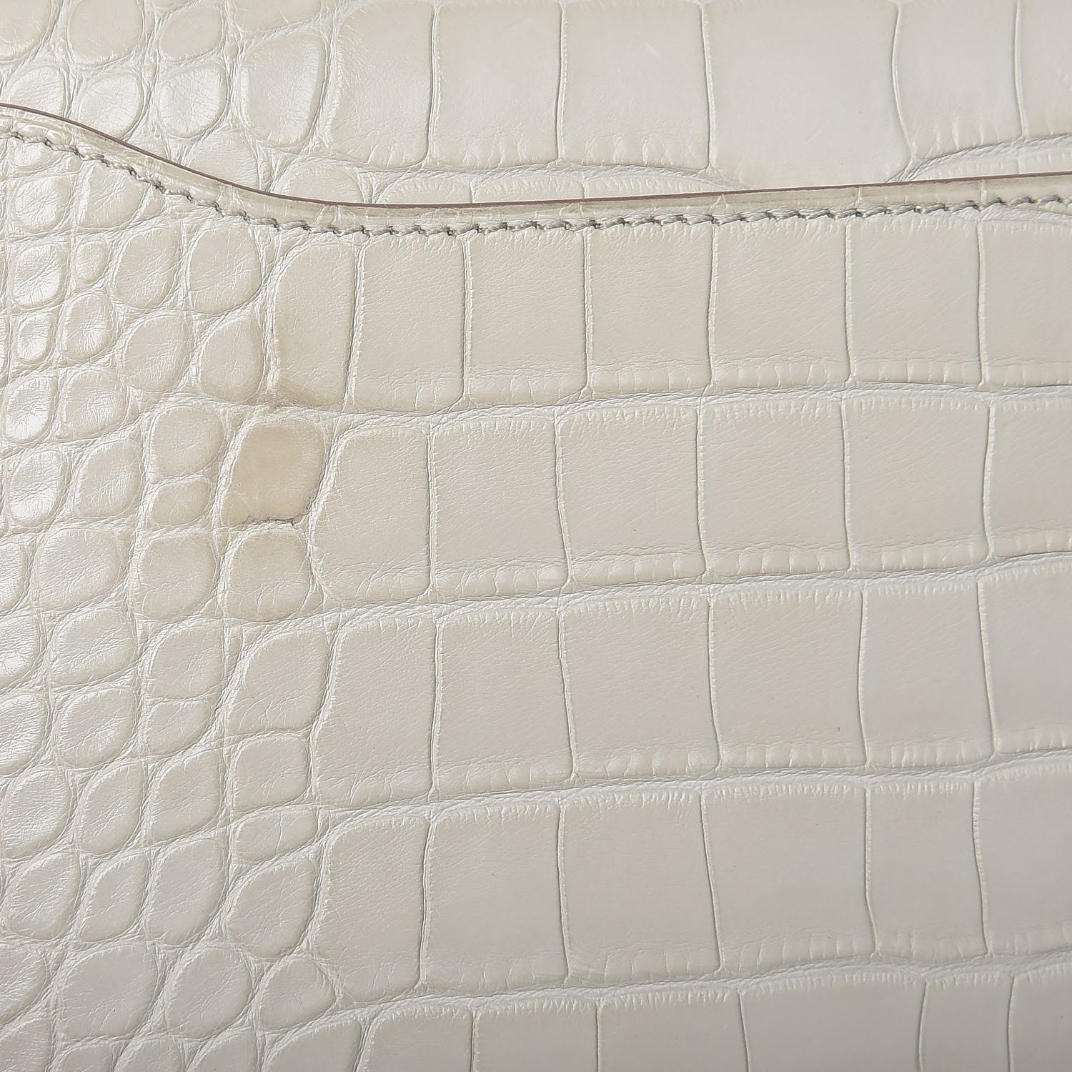 Hermes Matte Alligator Constance Wallet Beton 8 of 9