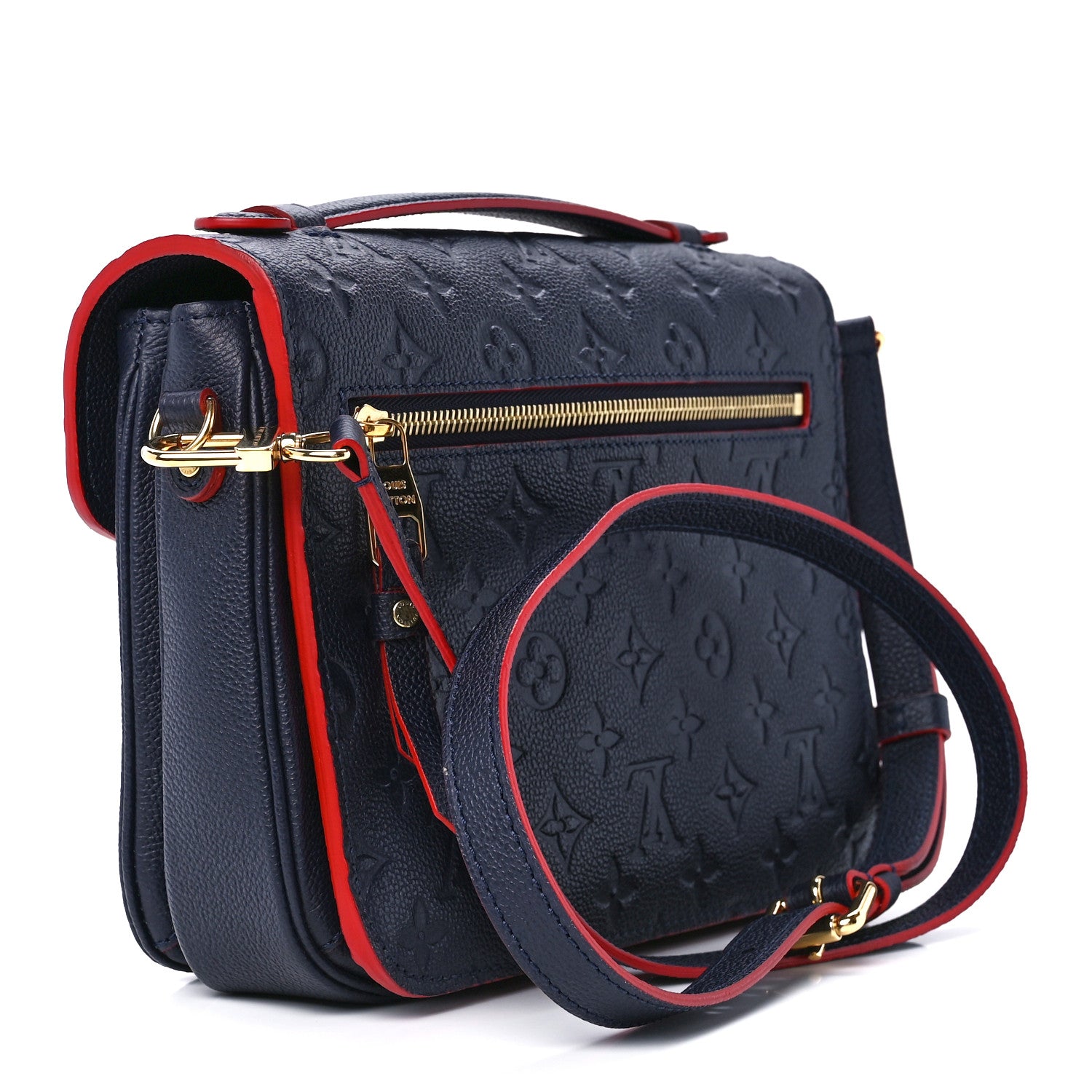 Louis Vuitton Empreinte Pochette Metis Marine Rouge 3 of 13