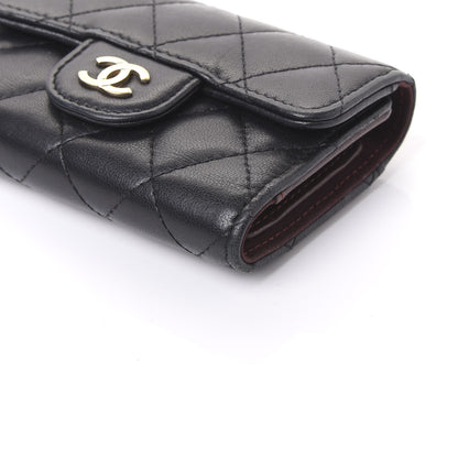 Chanel Lambskin Quilted 4 Key Holder Black 6 of 10