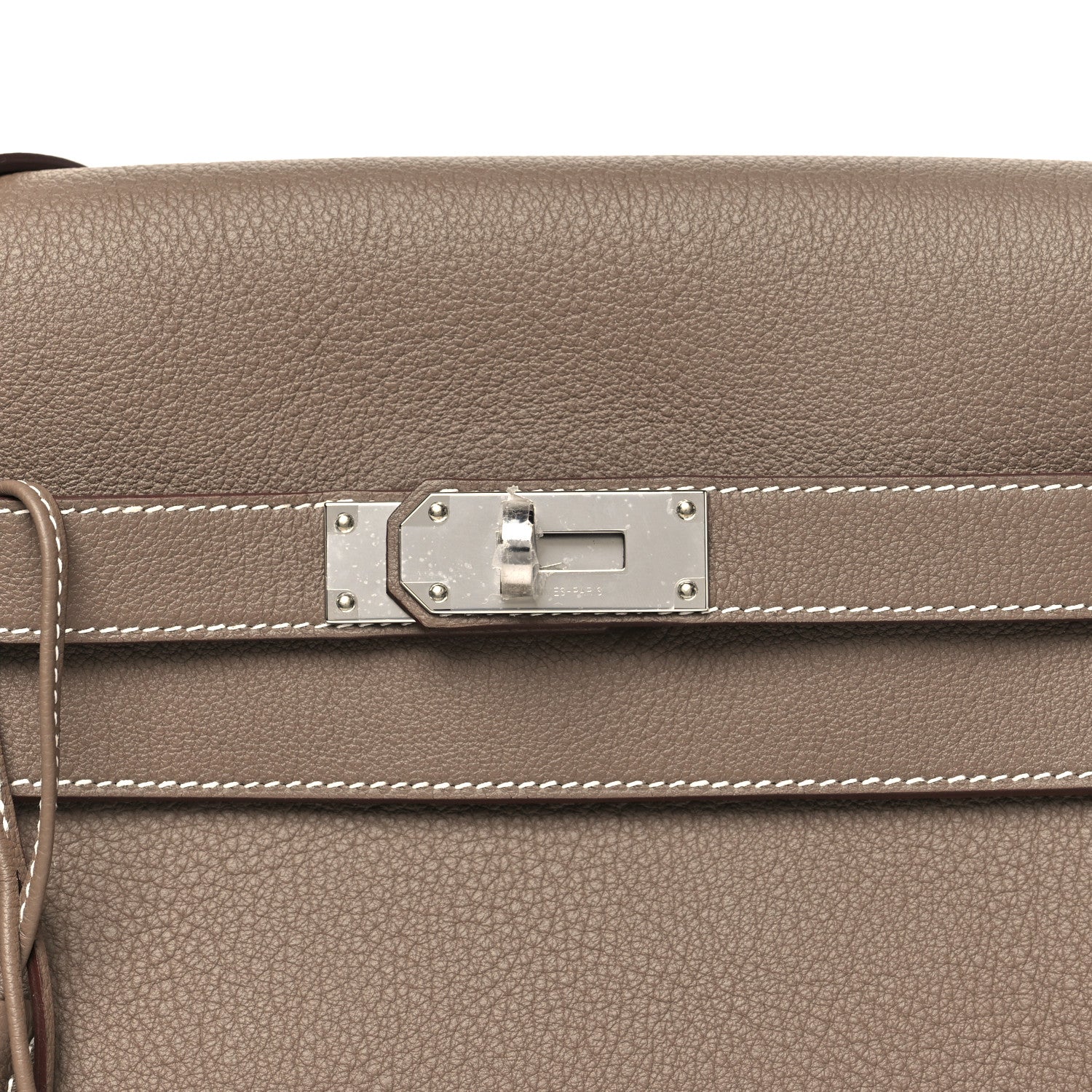 Hermes Togo Kelly Messenger PM Etoupe 8 of 11