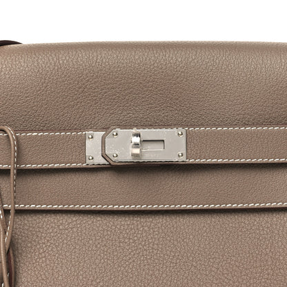 Hermes Togo Kelly Messenger PM Etoupe 8 of 11