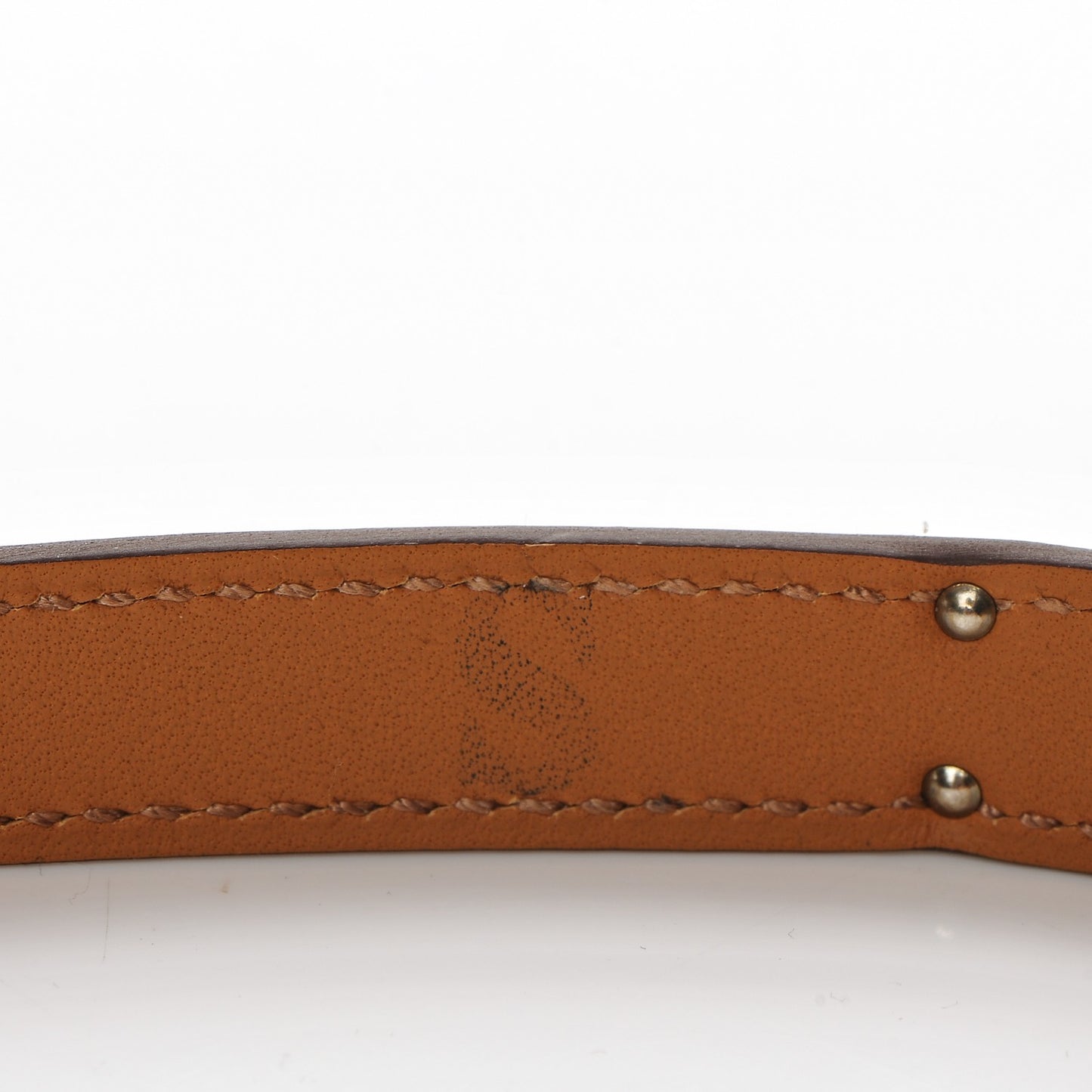 Epsom Kelly Double Tour Bracelet S Orange Poppy