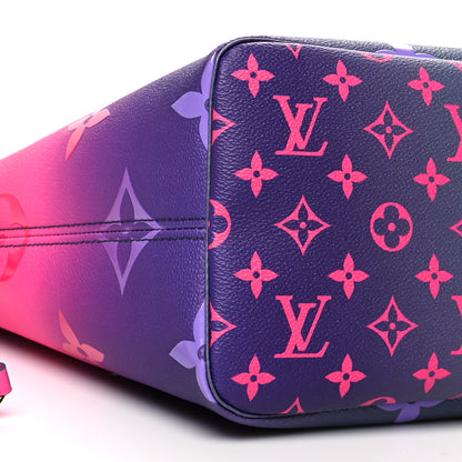 Louis Vuitton Monogram Giant Spring In The City Neverfull MM Midnight Fuchsia 10 of 11