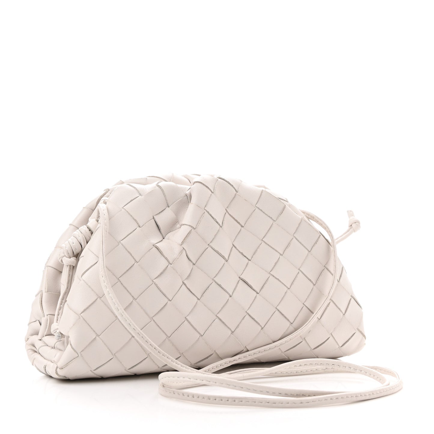 Nappa Intrecciato The Mini Pouch Chalk
