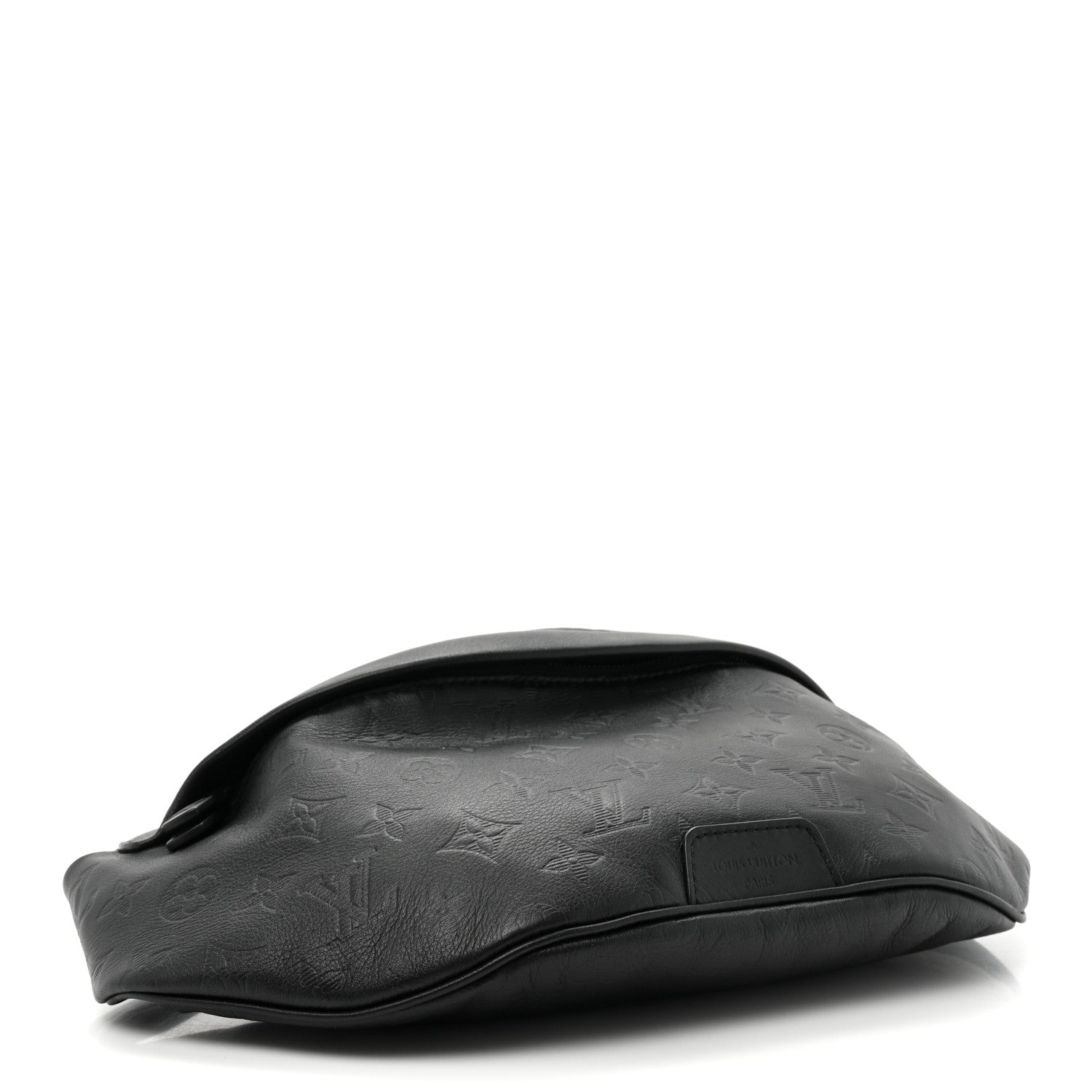 Louis Vuitton Calfskin Monogram Shadow Discovery Bumbag Black 4 of 10