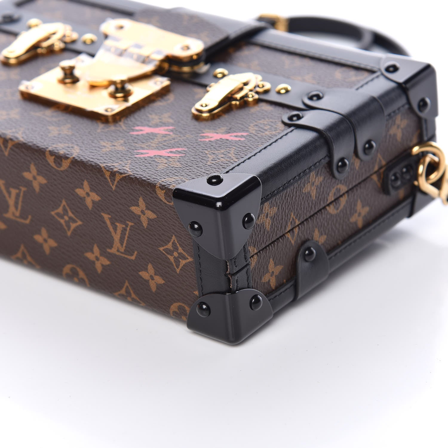 Louis Vuitton Monogram Petite Malle Black 9 of 10