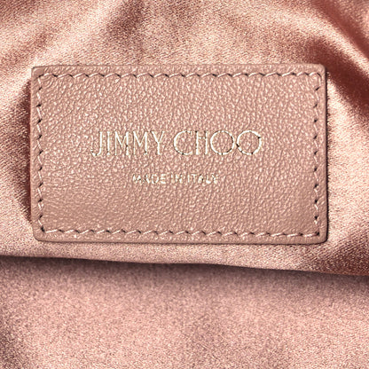 Jimmy Choo Shimmer Suede Callie Clutch Bag Black 8 of 9