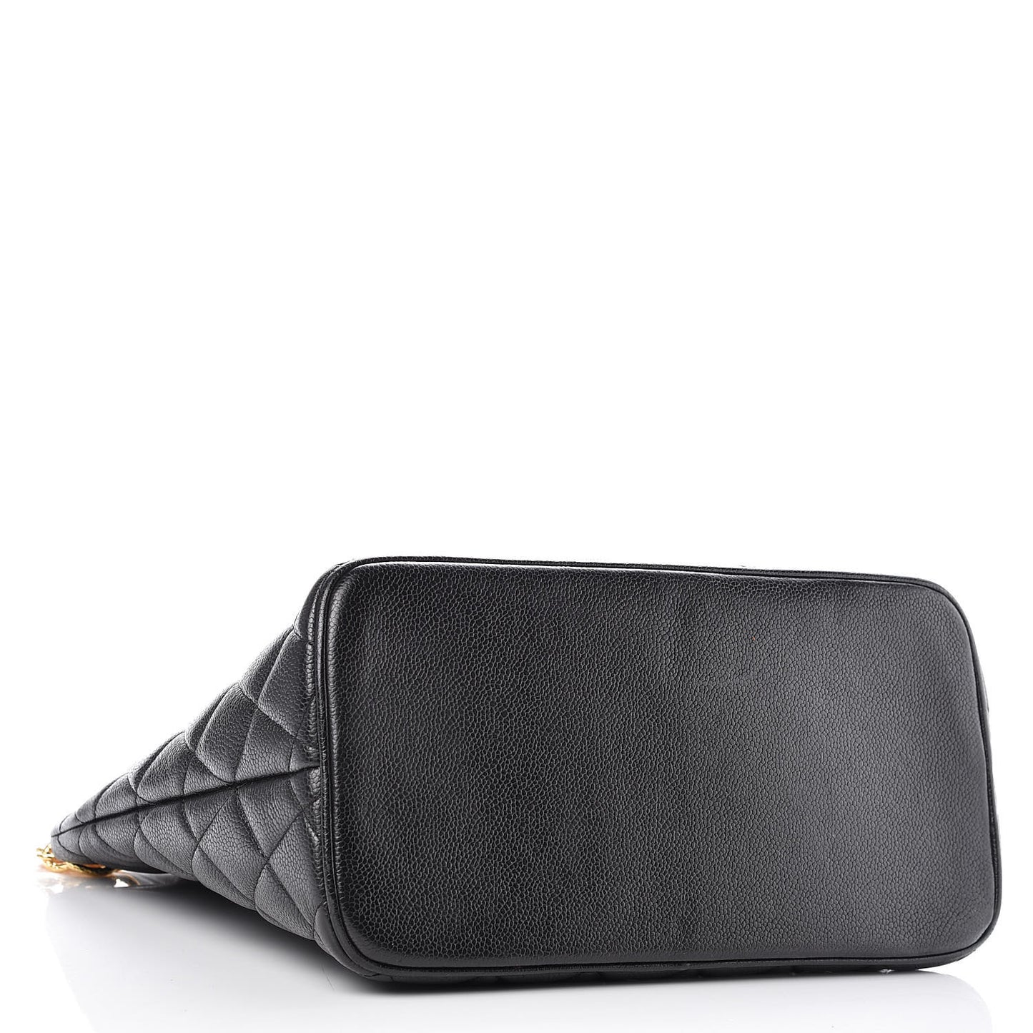 Caviar Quilted Medallion Tote Black