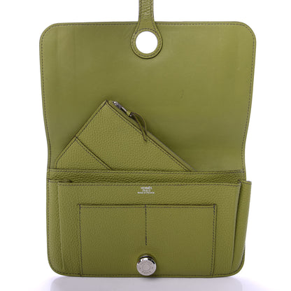 Hermes Togo Dogon Duo Wallet Vert Anis 4 of 12