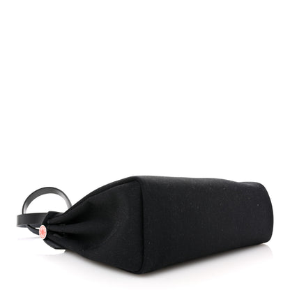 Hermes Toile Militaire Vache Hunter Laque Horseshoe Herbag Zip Retourne 31 PM Black Orange Graffiti 4 of 9