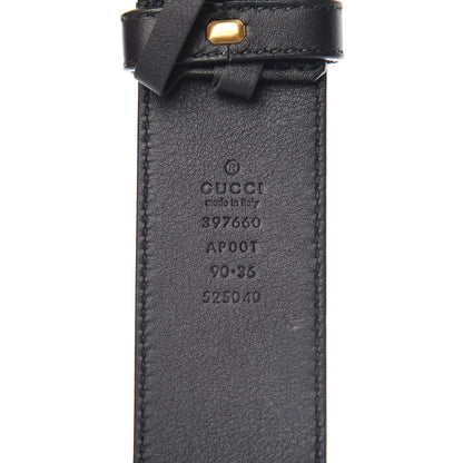Gucci Calfskin Double G 40mm Belt 90 36 Black 4 of 9