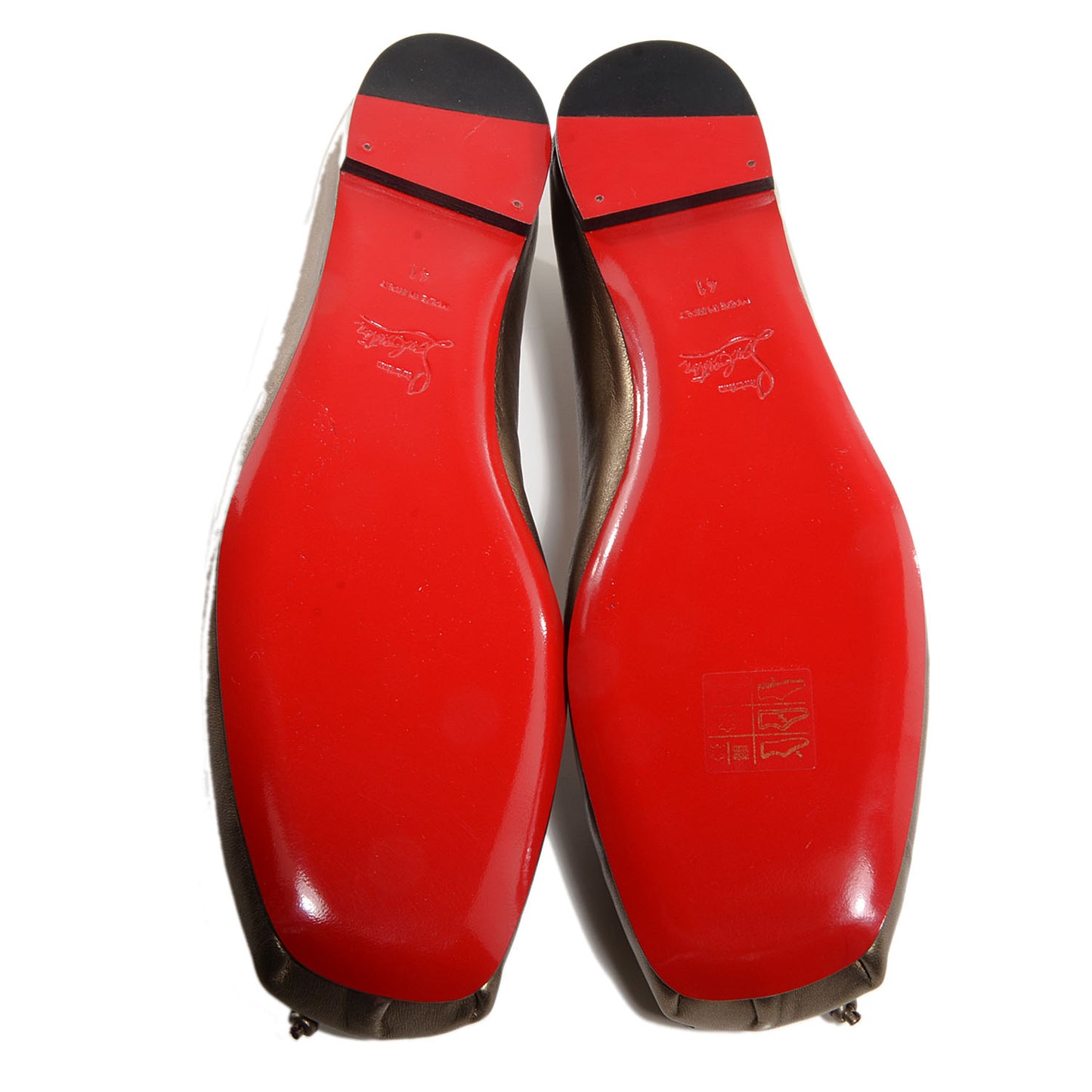Nappa Leather Rosella Flats 41 Bronze