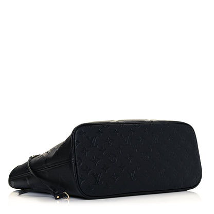 Louis Vuitton Empreinte Monogram Giant Neverfull MM Black 4 of 7