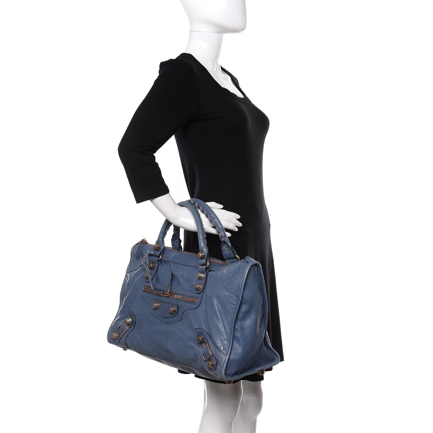 Balenciaga Agneau Giant 21 Rose Gold Hardware Work Atlantique 2 of 12