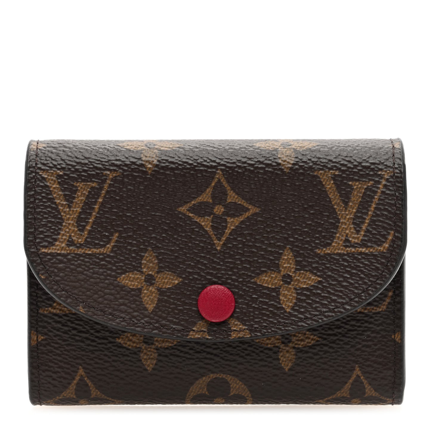 Monogram Rosalie Coin Purse Fuchsia