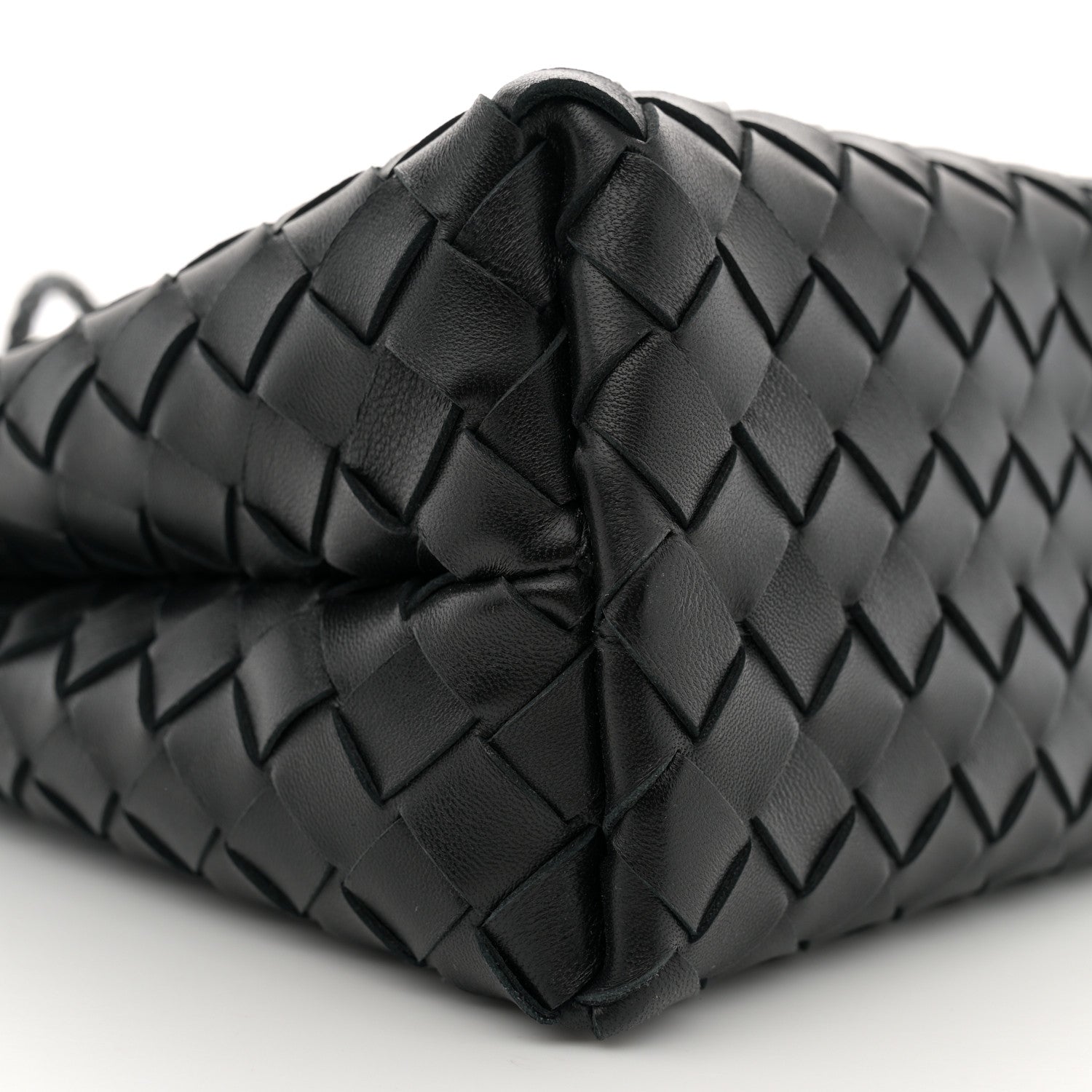 Bottega Veneta Nappa Intrecciato Small Andiamo Shoulder Bag Black 8 of 9