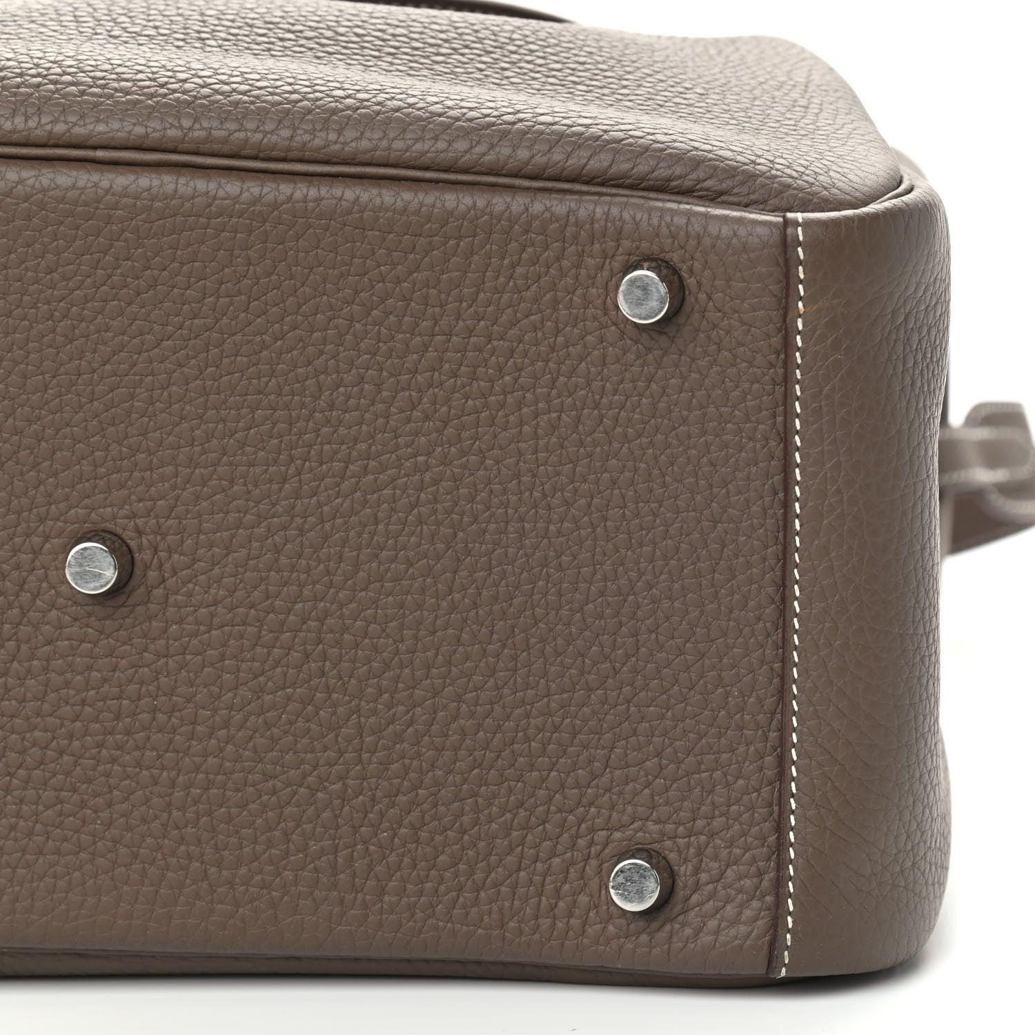 Hermes Taurillon Clemence Lindy 30 Etoupe 7 of 9