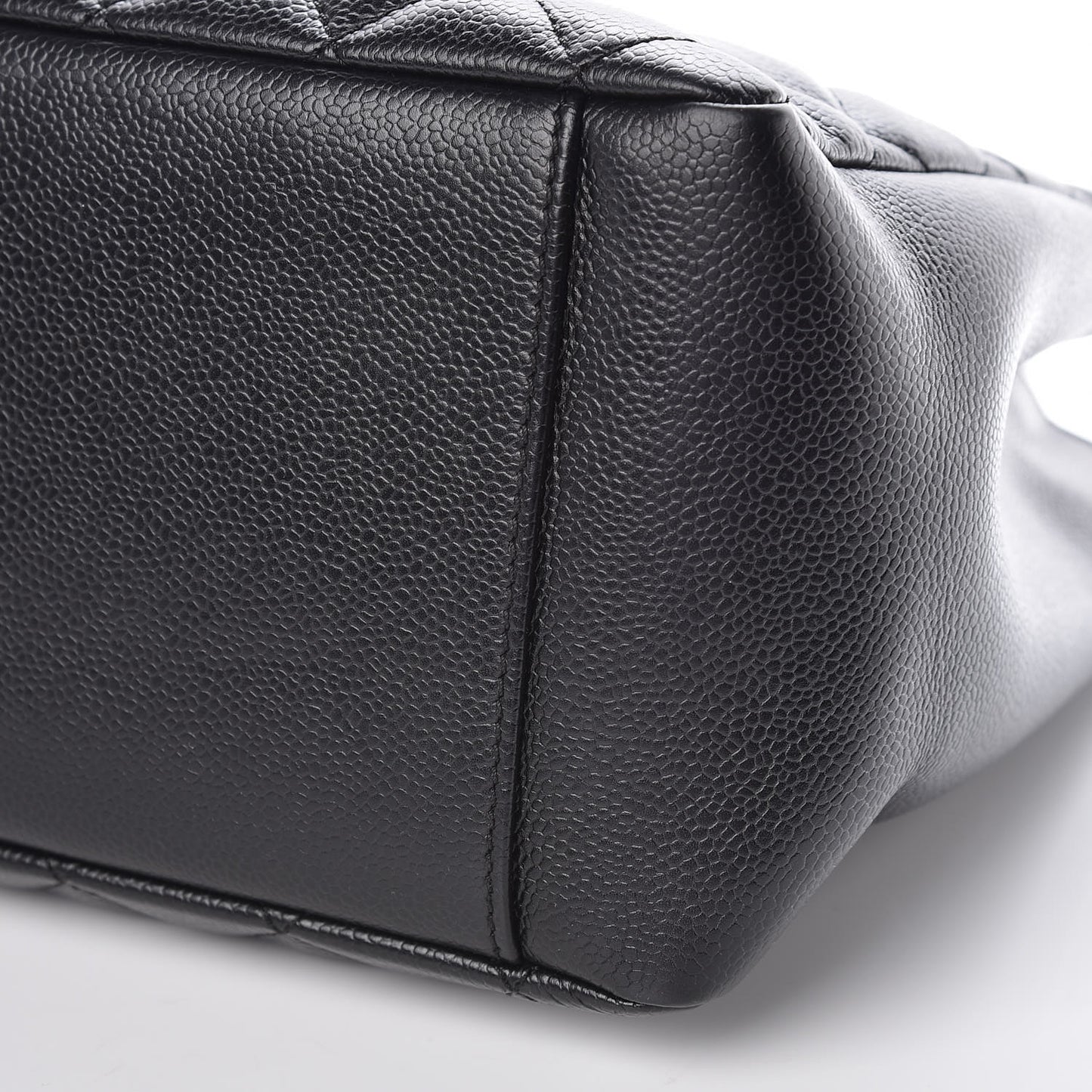 Caviar Quilted Grand Shopping Tote GST Black