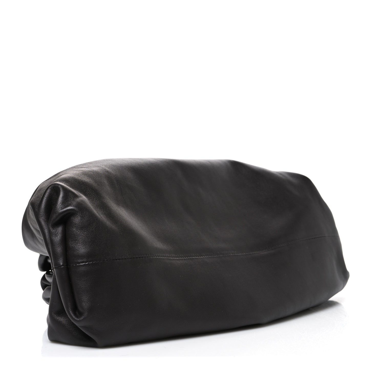 Smooth Butter Calf The Pouch Oversized Clutch Fondant