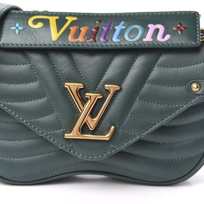 Louis Vuitton Calfskin New Wave Chain PM Emerald 9 of 10