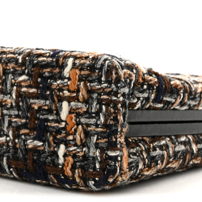 Chanel Tweed Kisslock Minaudiere Black Multicolor 10 of 12