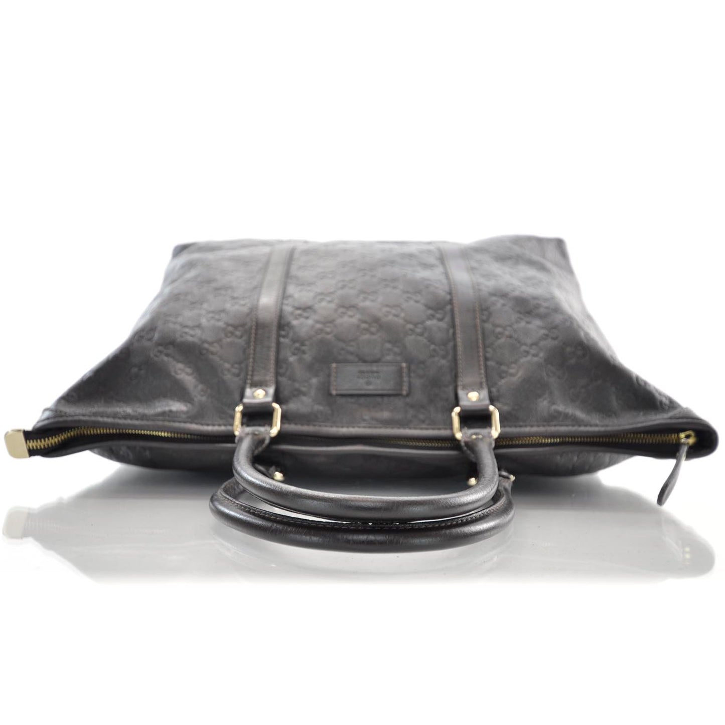 Guccissima Medium Joy Tote Bag Dark Brown