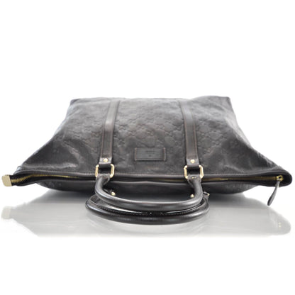 Gucci Guccissima Medium Joy Tote Bag Dark Brown 5 of 10