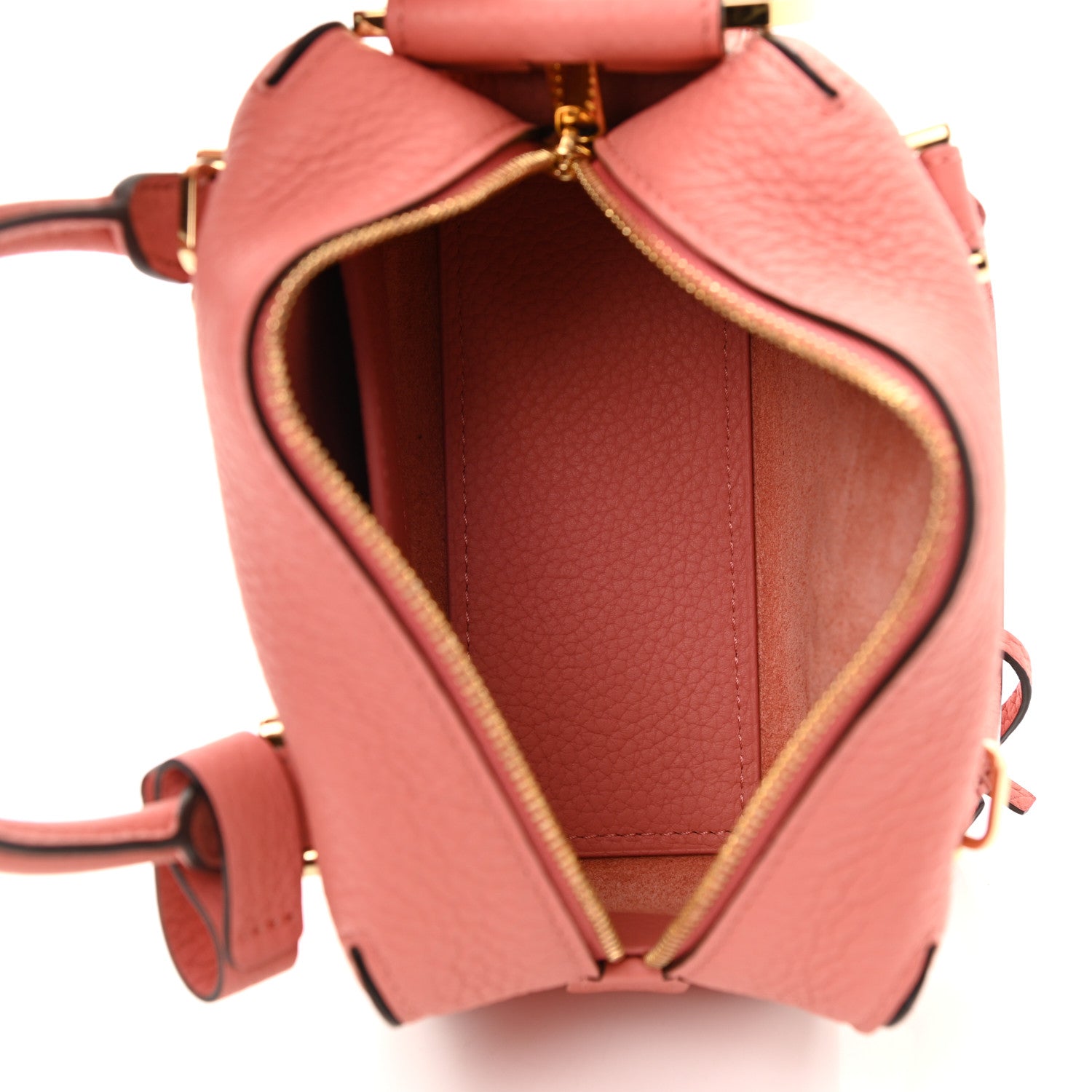 Delvaux Taurillon Soft Nano Cool Box Satchel Hibiscus 5 of 9