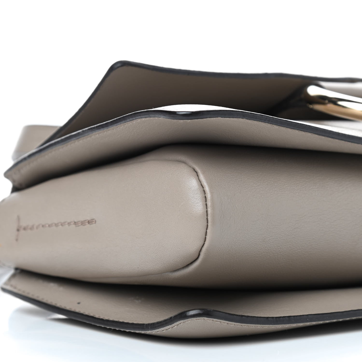 Chloe Suede Calfskin Small Faye Shoulder Bag Motty Grey 8 of 9