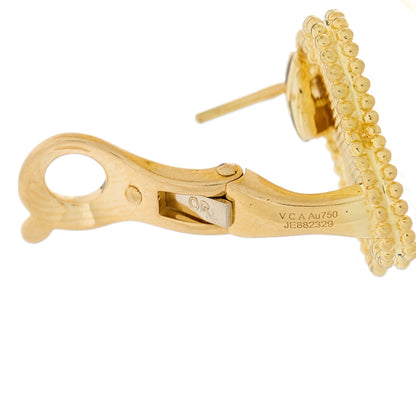 Van Cleef & Arpels 18K Yellow Gold Magic Alhambra Earrings 4 of 4