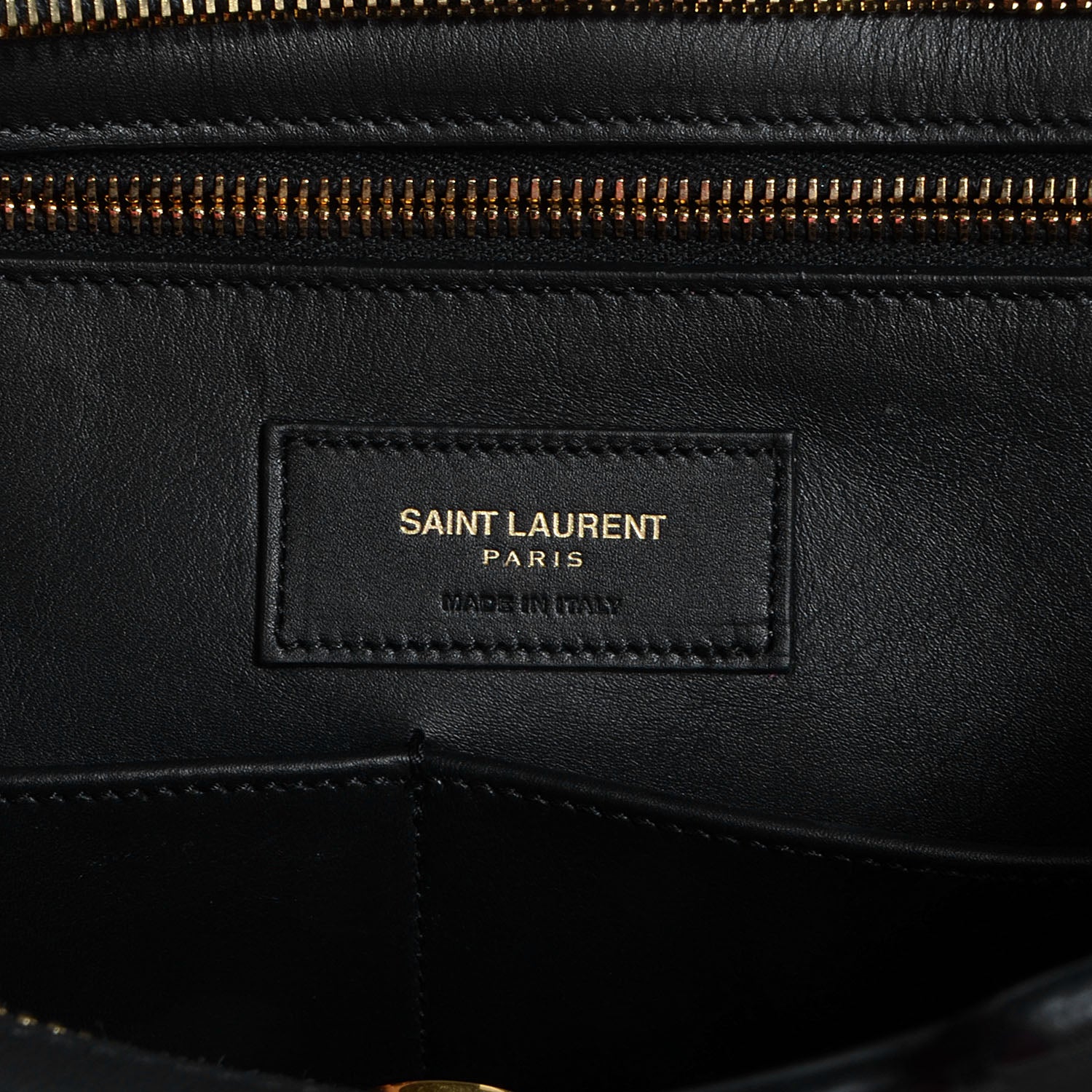 Saint Laurent Calfskin Medium Classic Cabas Y Bag Black 6 of 10