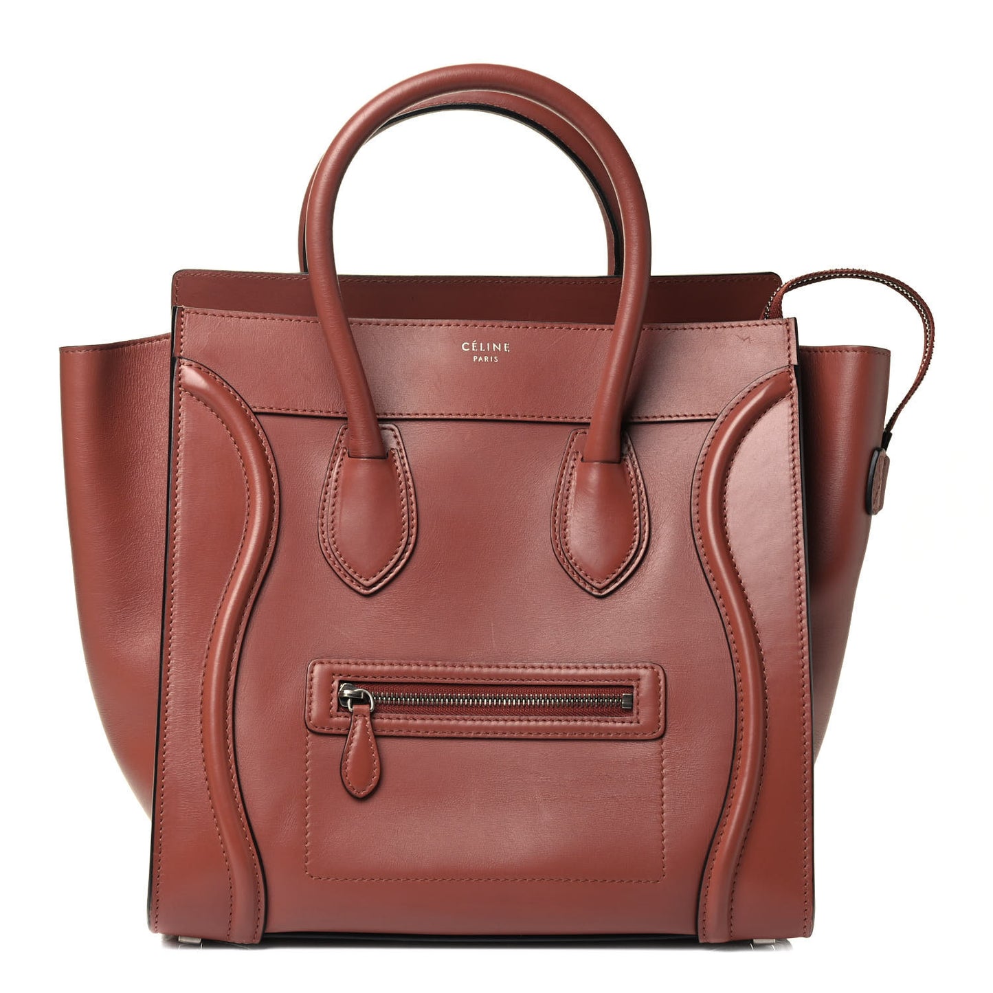Smooth Calfskin Mini Luggage Sienna