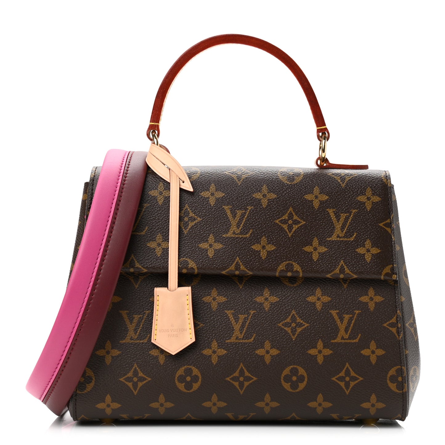 Monogram Cluny BB Bordeaux Fuchsia