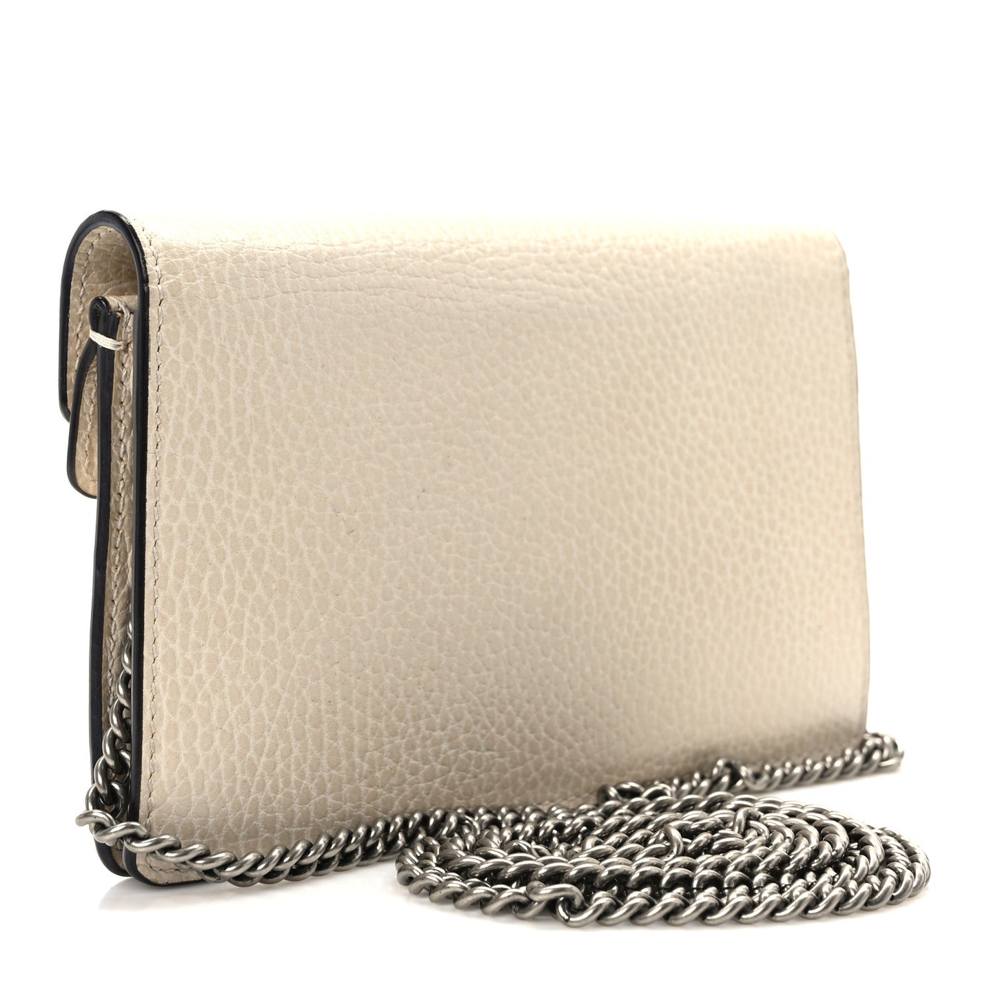 Dollar Calfskin Crystal Super Mini Dionysus Shoulder Bag Mystic White Black Diamond