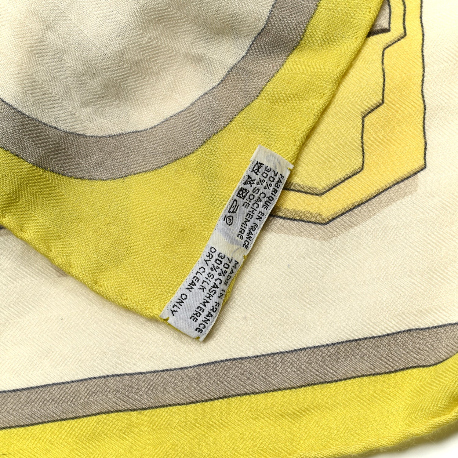 Hermes Cashmere Silk Carre En Boucles Shawl 140 3 of 10