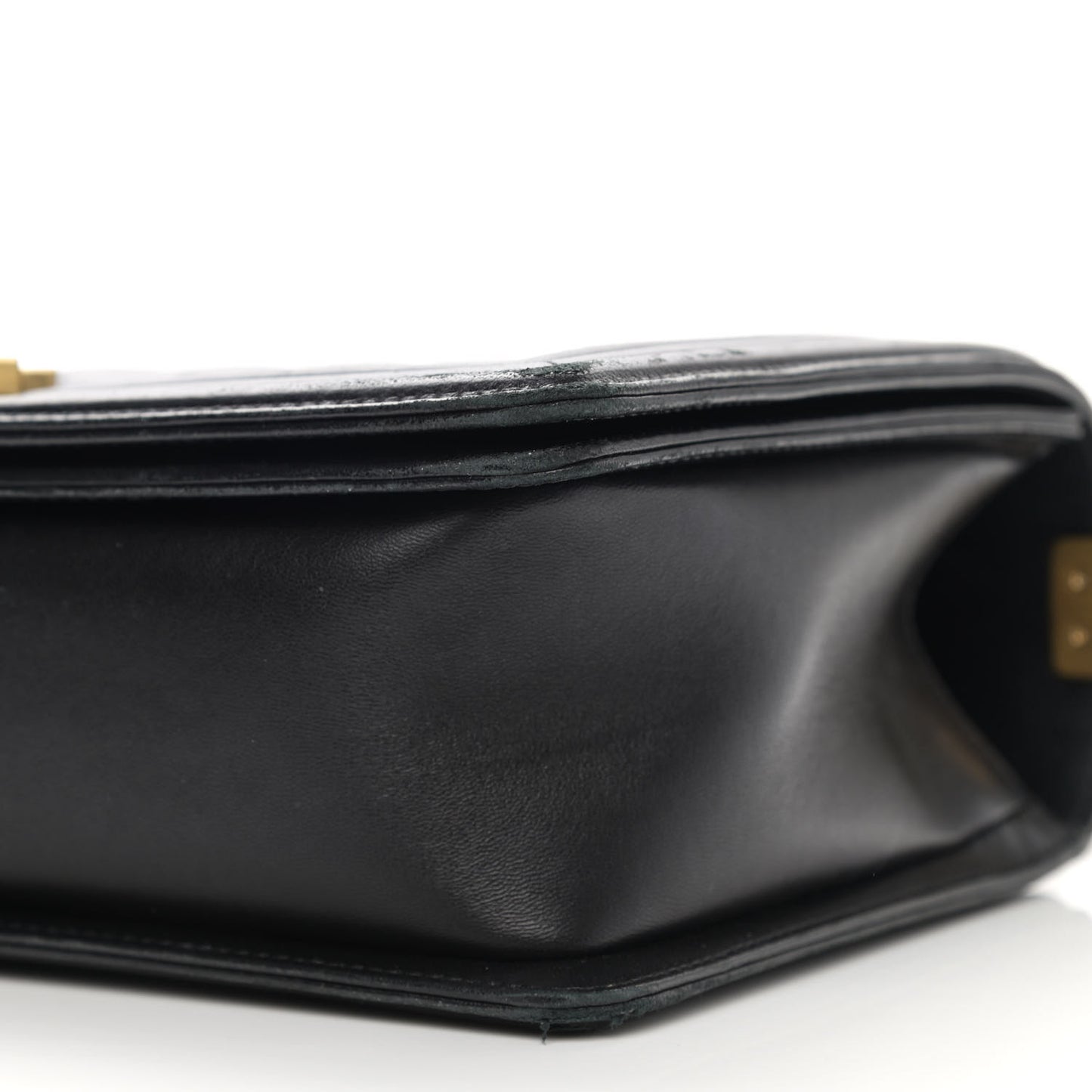 Lambskin Quilted New Medium Boy Flap Black