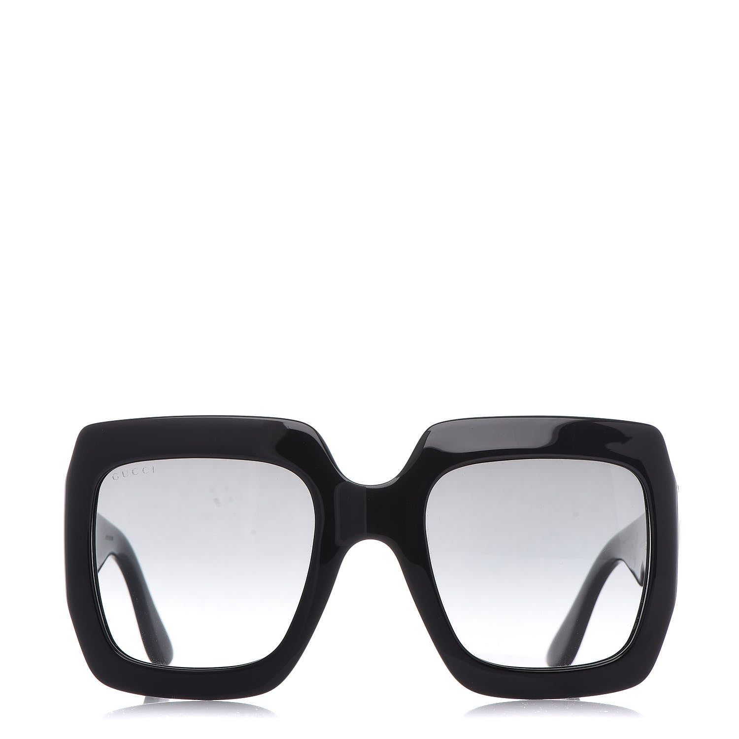 Gucci Acetate Square Frame Sunglasses GG 0053S Black 2 of 9