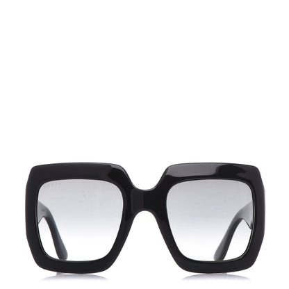 Gucci Acetate Square Frame Sunglasses GG 0053S Black 2 of 9